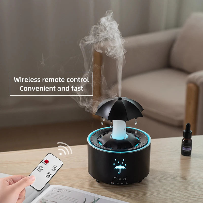 ZenCloud - Difusor e Umidificador Nuvem de Chuva