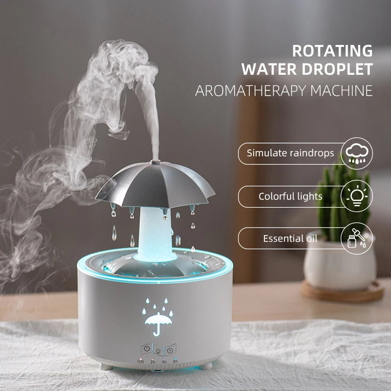 ZenCloud - Difusor e Umidificador Nuvem de Chuva